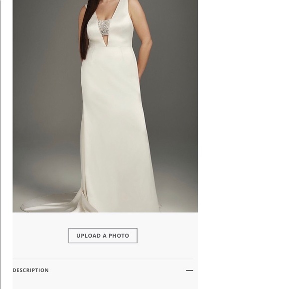 New Vera Wang Wedding Dress - Picture 1 of 2